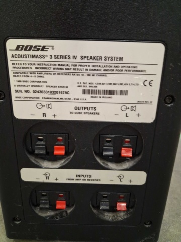 1569727-8 Subbass - Bose, Acoustimass 3 Series IV