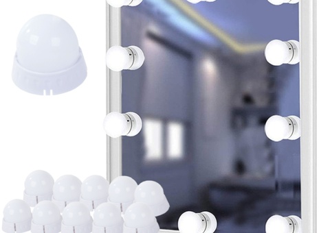Vanity Light, 5-Pack With 10 LED Bulbs