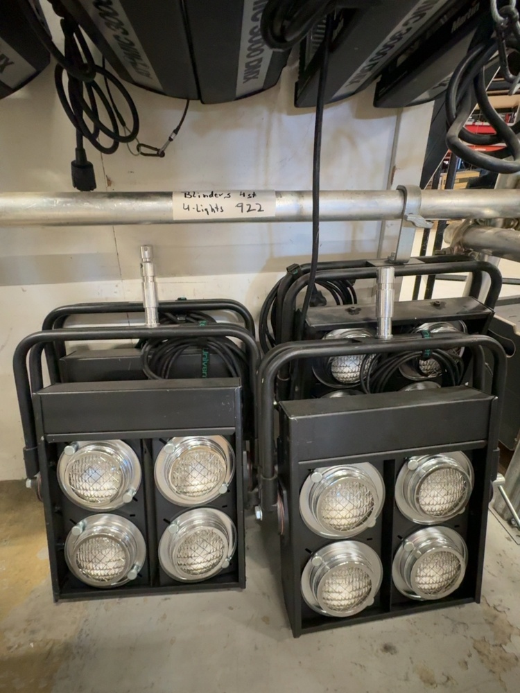 1535922-1 Blinder 4-lights Prolite svart - 4st