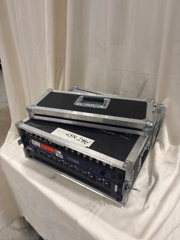 1535934-2 ArtNet node ELC dmXLAN node8 inkl. Showtec DMX-split & 4HE Amptowncase