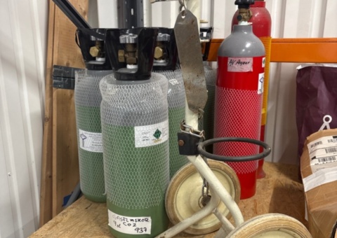 Gas bottle CO2 for MDG - 9pcs