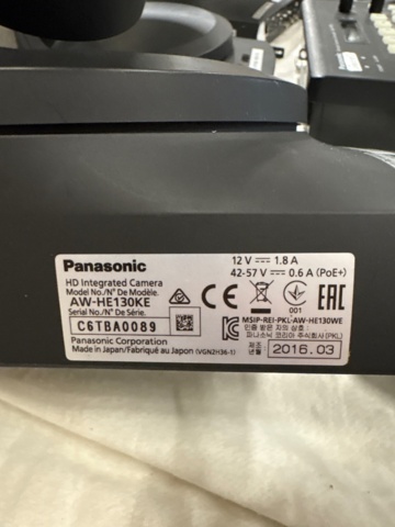 1535951-7 Panasonic PTZ-kamera AW-HE130 Kit