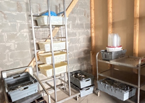 Bakery and kitchen equipment - Carts, baking sheets, stop rings, etc.