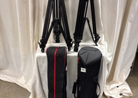 2 Manfrotto Camera Tripods