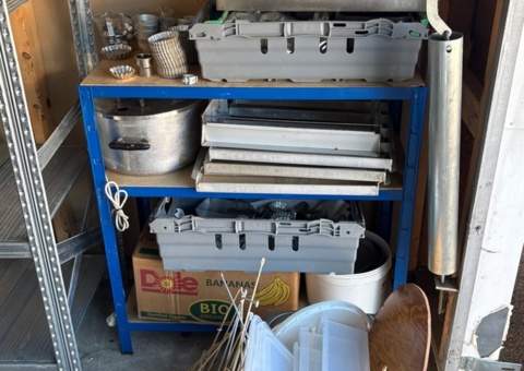 Baking accessories - baking tins and shelf