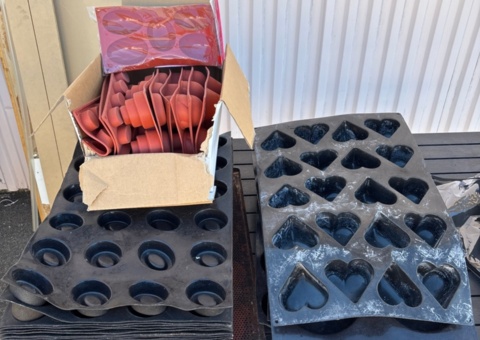 Silicone molds - about 30 pcs