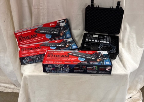 3 pcs BlackMagic Design - ATEM Mini Extreme + Blackmagic ATEM Mini Pro