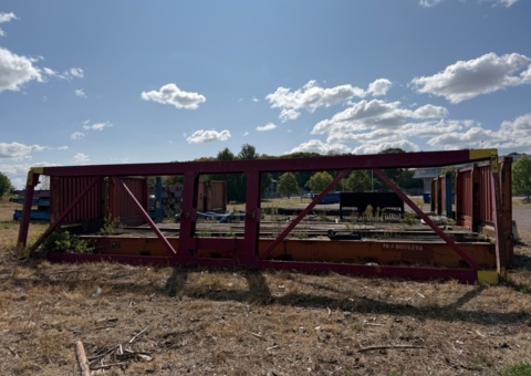 Elme 441M container spreader, 7,500 kg, 1985