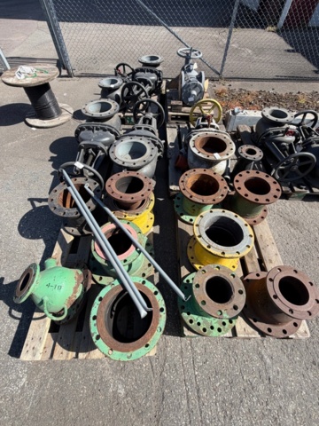 1570503-7 Parti industriventiler och flänsade rördelar