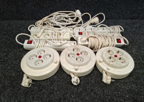 Power strips, junction boxes & extension cords