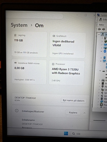 1529474-6 Laptop - Lenovo IdeaPad Slim 3 15AMN8