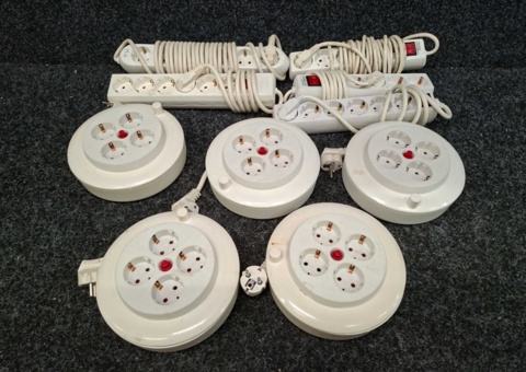 10 power strips & cord reels