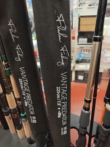 1485574-15 Fishing rods 9 pcs - Okuma, Blue & Green, Fladen Fishing, etc