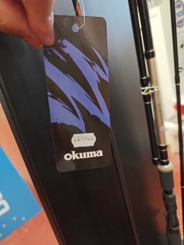 1485574-25 Fishing rods 9 pcs - Okuma, Blue & Green, Fladen Fishing, etc