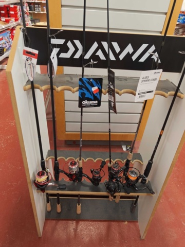 1485580-2 Fishing rods 6 pcs - Okuma, Blue & Green, etc.