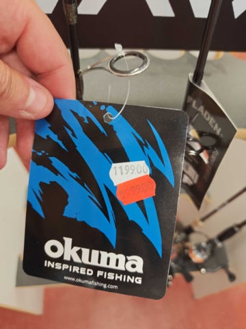 1485580-12 Fishing rods 6 pcs - Okuma, Blue & Green, etc.