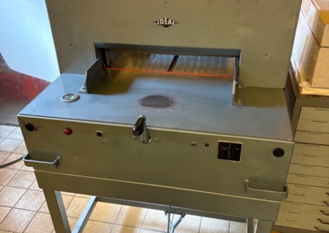Manual stack cutter with extra knives - Ideal