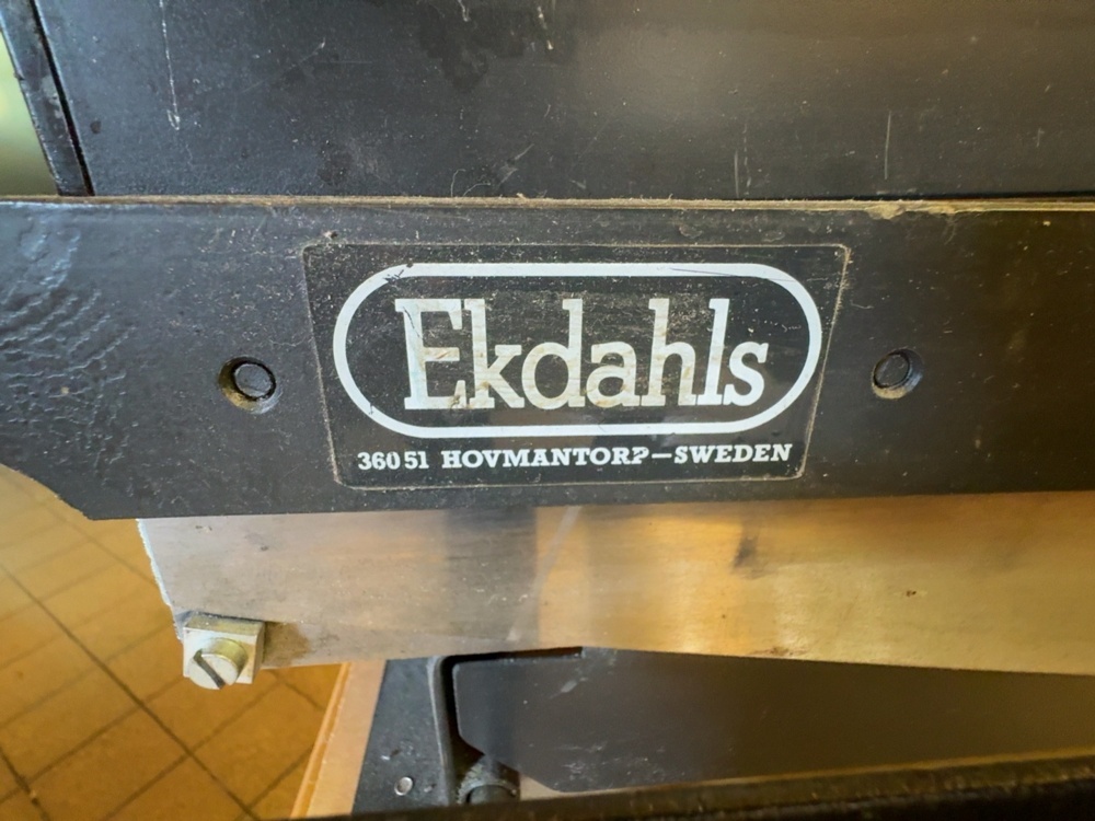 1535987-2 Manual paper guillotine - Ekdahls Size 70