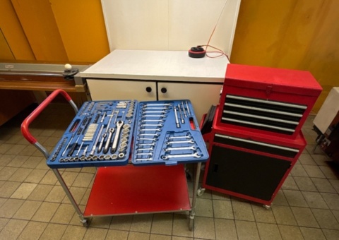 Collection of tools and tool storage