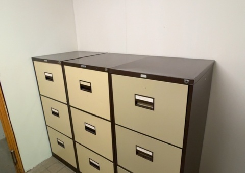 File cabinet 4 pcs in metal - A3 and A4