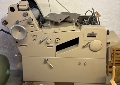 1-color offset press - Gestetner 201 (Spare parts machine)
