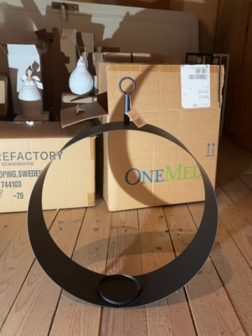 1529898-1 Circular decorations 2 pcs with candle holders - Refactory Scandinavia