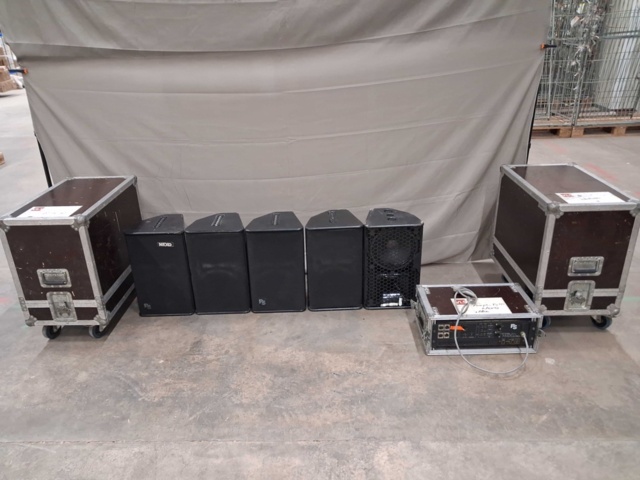 1561148-4 Högtalarsystem med slutsteg - NEXO PS10, PS10Amp slutsteg, 3 case