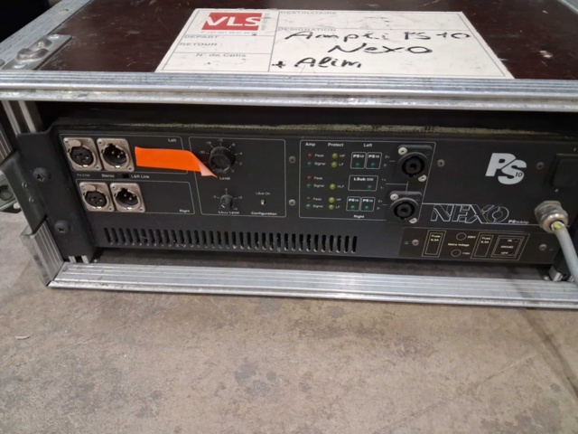 1561148-18 Högtalarsystem med slutsteg - NEXO PS10, PS10Amp slutsteg, 3 case