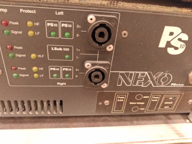 1561148-19 Högtalarsystem med slutsteg - NEXO PS10, PS10Amp slutsteg, 3 case