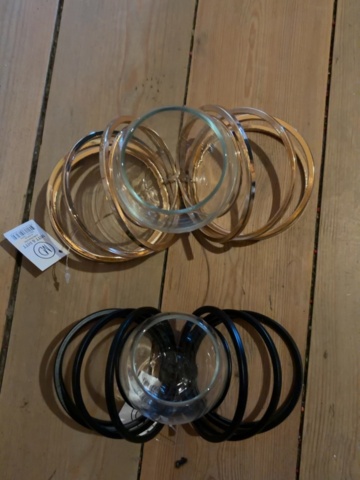 1529908-4 Dekorativa glasbehållare 14 st - LUND & LUND
