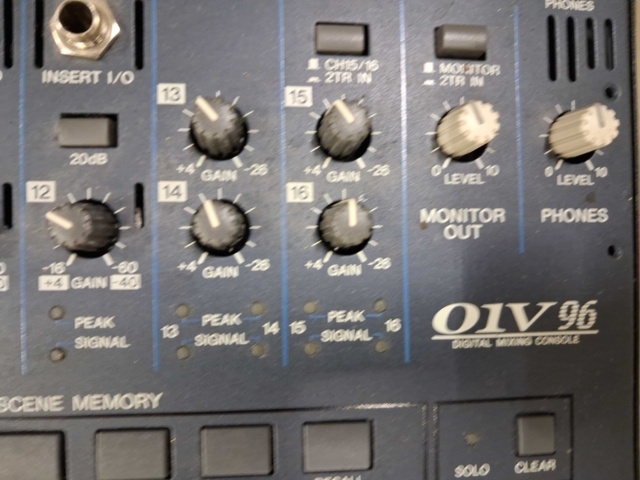 1561149-6 Digital mixer - Yamaha 01V96, 16 kanaler, flightcase
