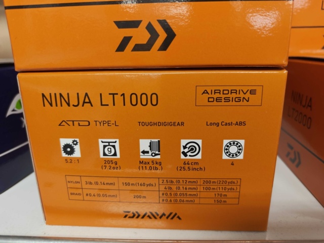1485616-3 Fiskerullar 6 st - Daiwa Ninja LT1000