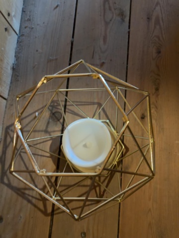 1529931-2 Geometriska ljuslyktor 12 st med LED-ljus - Star Trading