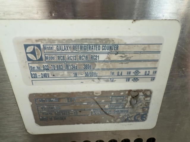 1531327-4 Refrigerated counter - Electrolux Galaxy Refrigerated Counter