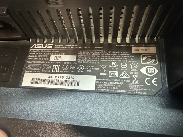 1571320-2 Datorskärm 28" ASUS PB287Q