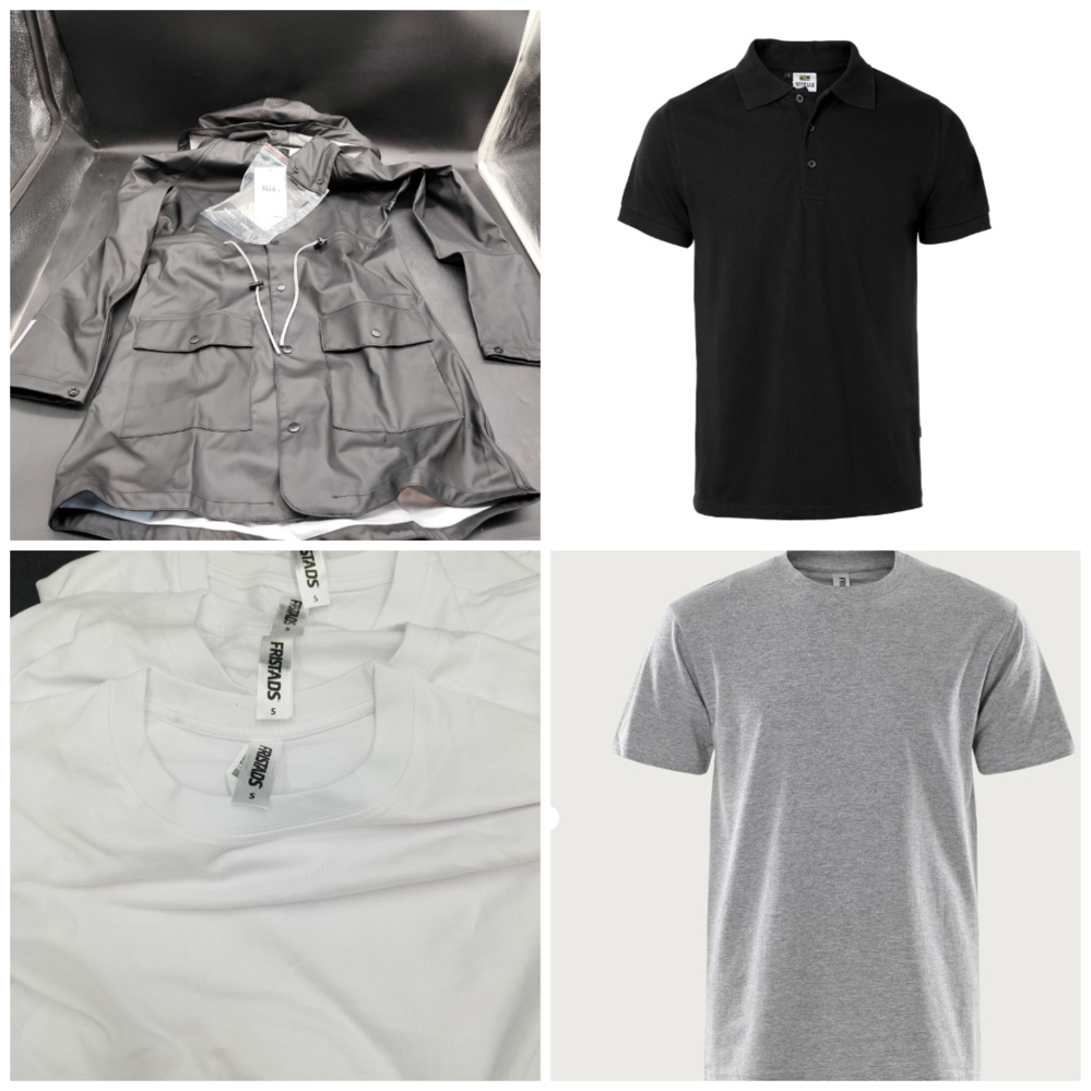 1569911-1 T-shirts, polo shirts, rain jackets - Fristads/Nytello, mixed sizes