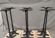 1571362 Table bases, 6 pcs - cast iron, decorative foot, height 109x48 cm