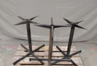 1571363 Table base, 3 pcs - metal, 70x50 cm