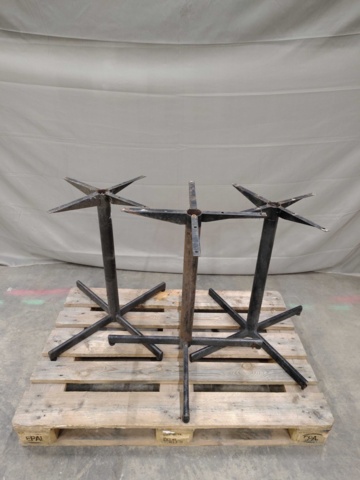 1571363-1 Bordsunderreden, 3 st - metall, 70x50 cm