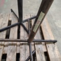 1571363-5 Bordsunderreden, 3 st - metall, 70x50 cm