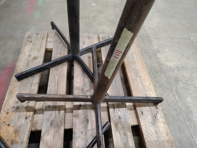 1571363-5 Bordsunderreden, 3 st - metall, 70x50 cm