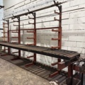 1546134-2 Metal cutting with rack and roller conveyor
