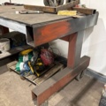 1546137-3 Work table / welding table on wheels 2 pcs