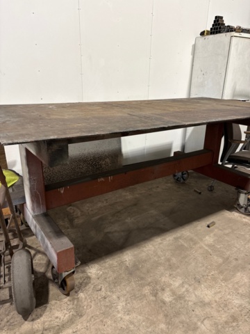 1546137-6 Work table / welding table on wheels 2 pcs