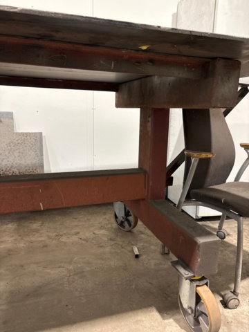 1546137-7 Work table / welding table on wheels 2 pcs