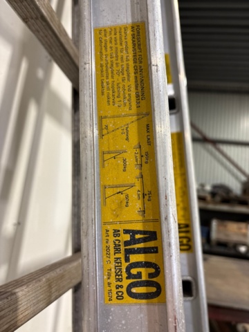 1546139-2 Aluminiumstegar- 3 st
