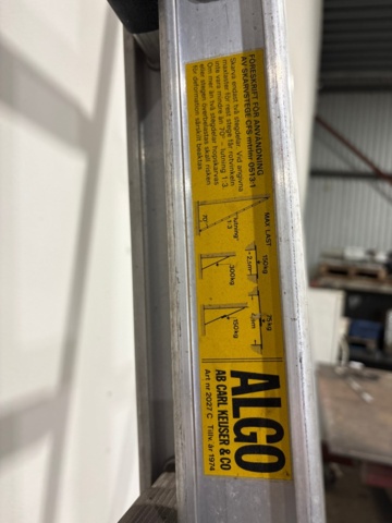 1546139-3 Aluminiumstegar- 3 st