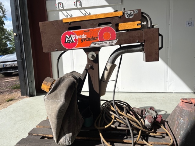 1546145-5 Belt sander with extraction - Swede Grinder 2000-75-500 - 2012