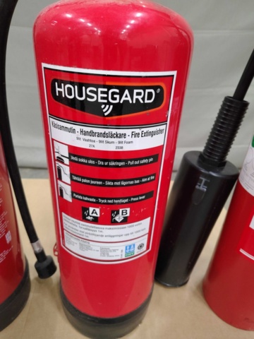 1571368-3 Brandsläckare, 3 st - Dafo, Housegard, skum och kolsyra