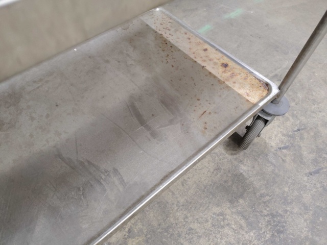 1571376-3 Serveringsvagn - 3 hyllplan, hjul, 109 x 60 x 122 cm
